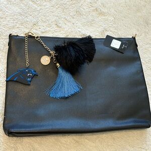 North Carolina panthers women’s large clutch